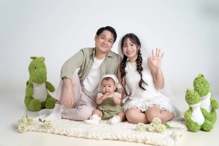 Gia đình bé Quỳnh Nhi 1 tuổi