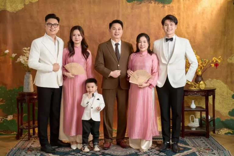 Ảnh gia đình chị Thu